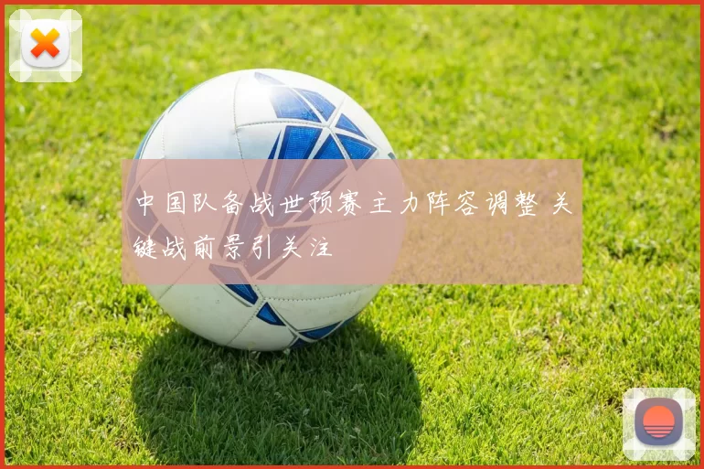 中国队备战世预赛主力阵容调整 关键战前景引关注